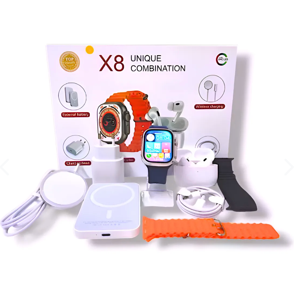 Reloj Smartwatch Ultra  8 Accesorios X8