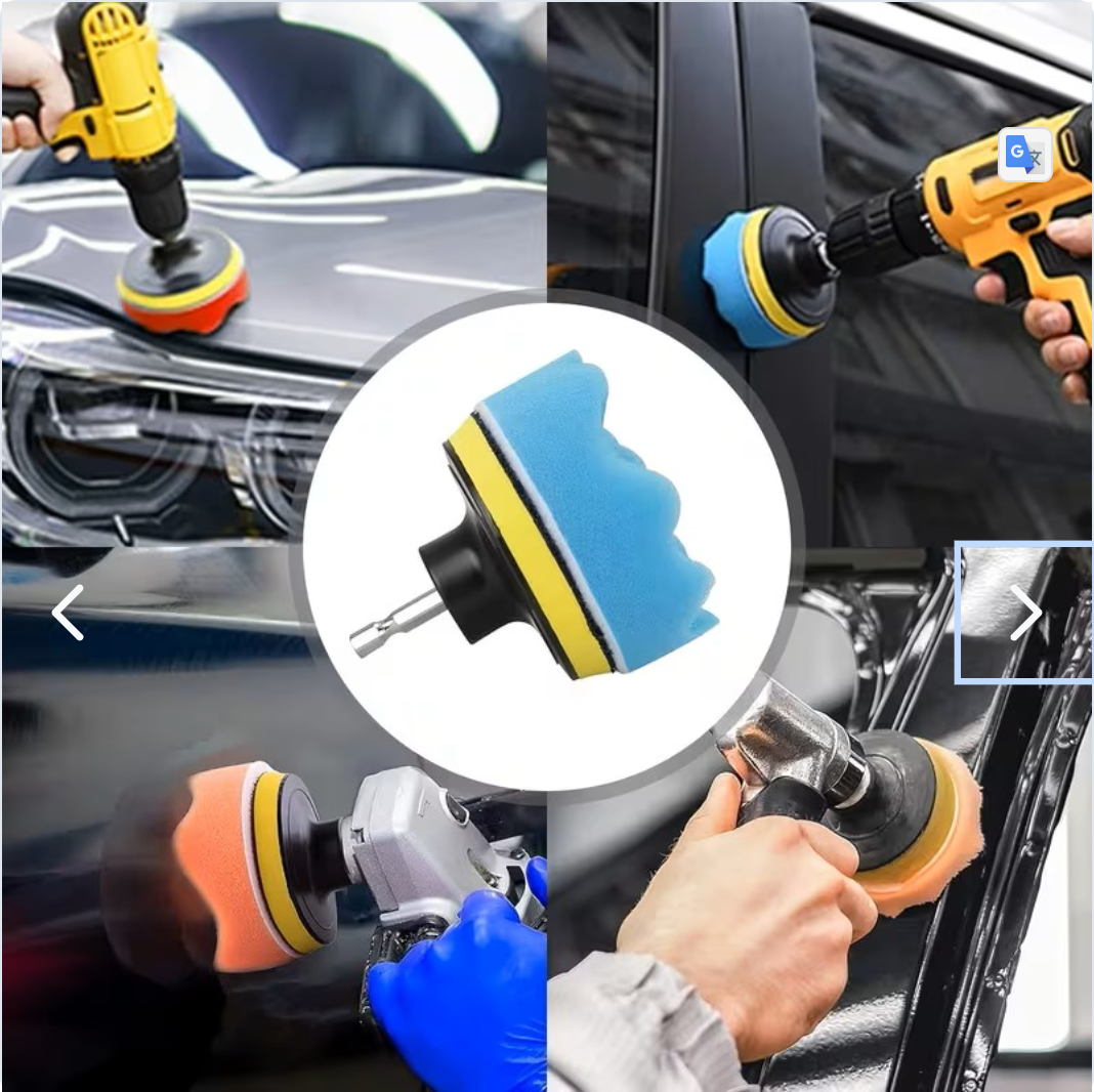 Kit de Accesorios de Cepillos y Almohadillas para Taladro – 20 Piezas